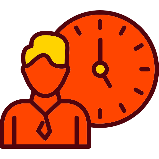 Рабочие часы Generic color lineal-color иконка