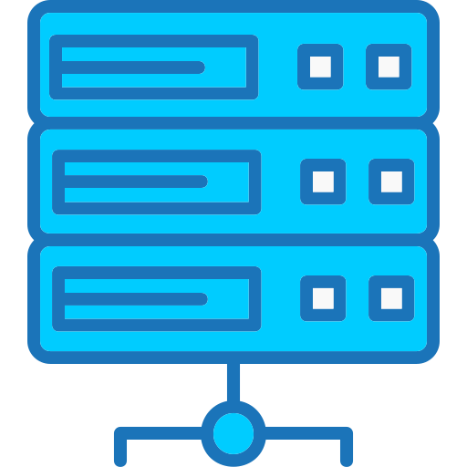 server Generic color lineal-color icona