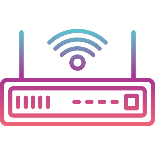 router Generic gradient outline icon
