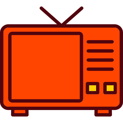 televisor Generic color lineal-color icono