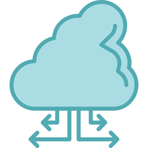 Cloud storage Generic color lineal-color icon