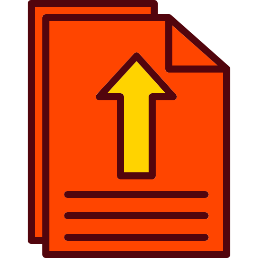 File upload Generic color lineal-color icon