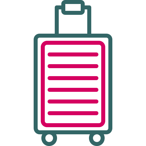 walizka Generic color outline ikona