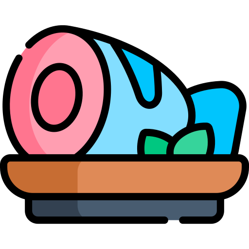 pescado Kawaii Lineal color icono