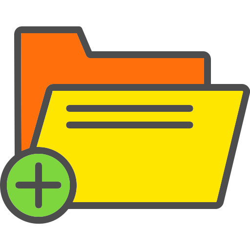 Add folder Generic color lineal-color icon