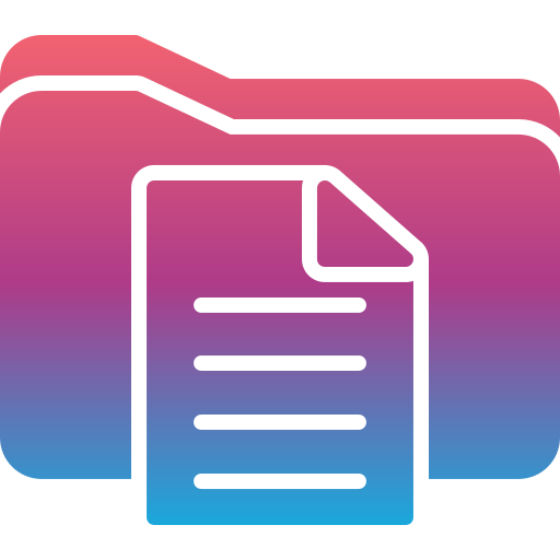 Folder Generic gradient fill icon