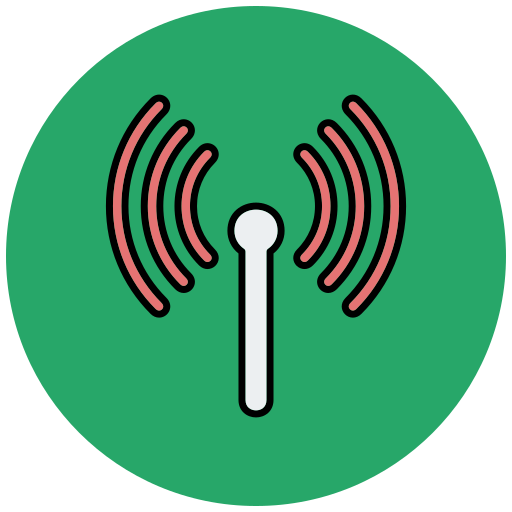 antena radiowa Generic Outline Color ikona