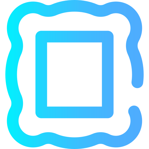 액자 Super Basic Omission Gradient icon