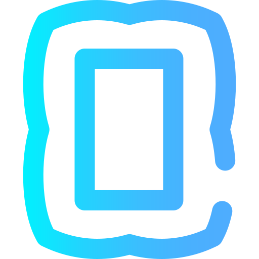 Frame Super Basic Omission Gradient icon