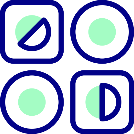 sushi Detailed Mixed Lineal color icon