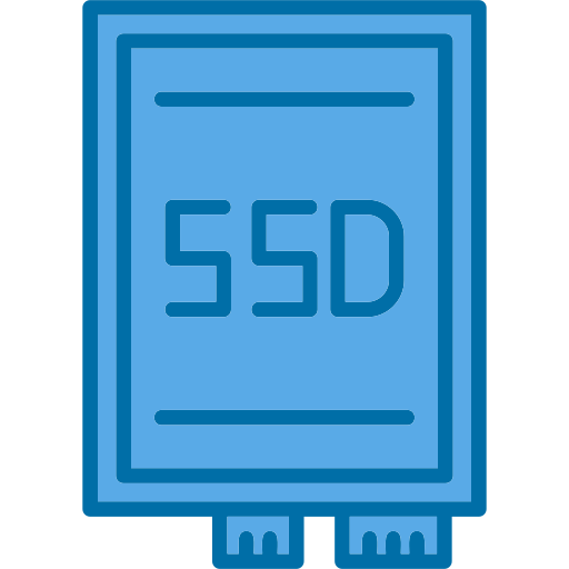 ssd card Generic Blue icon