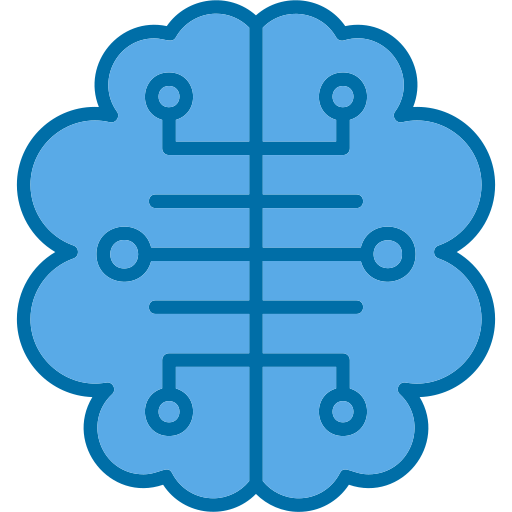 mózg Generic Blue ikona