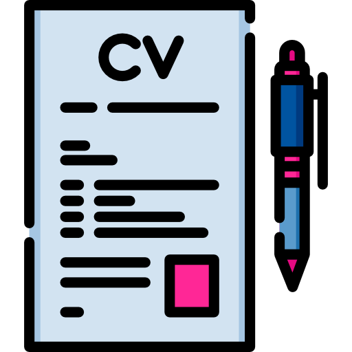 curriculum vitae Special Lineal color icono