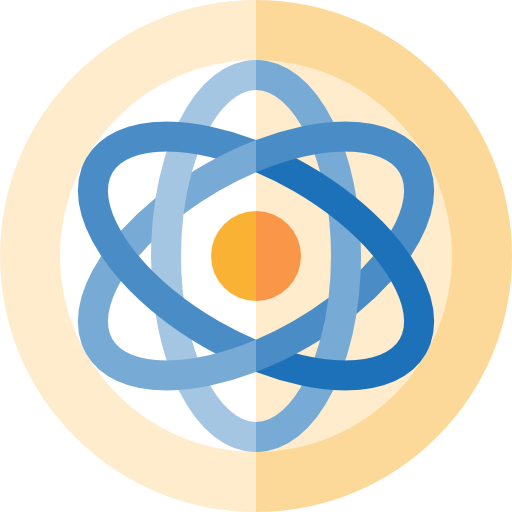 Nuclear power Basic Straight Flat icon