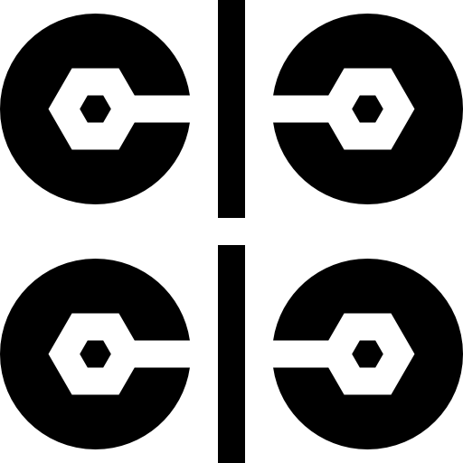 estación espacial Basic Straight Filled icono