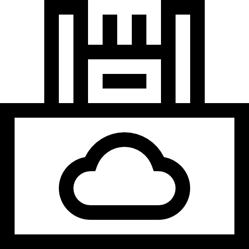 sekwestracja dwutlenku węgla Basic Straight Lineal ikona