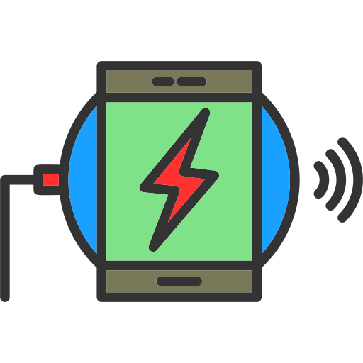 Wireless charger Generic Outline Color icon