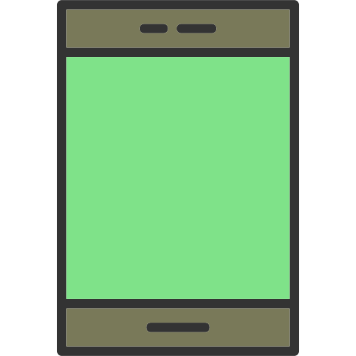 mobile Generic Outline Color icona