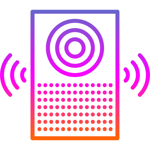 Smart speaker Generic Gradient icon