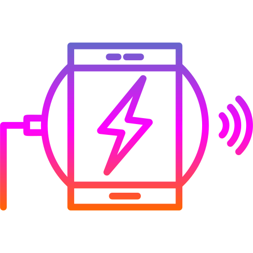 Wireless charger Generic Gradient icon