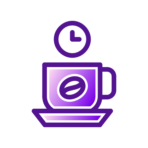 コーヒータイム Generic Lineal Color Gradient icon