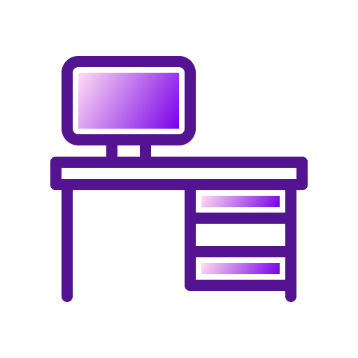 Офисный стол Generic Lineal Color Gradient иконка