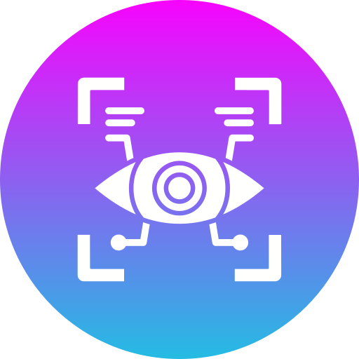 eye scan Generic Flat Gradient icon