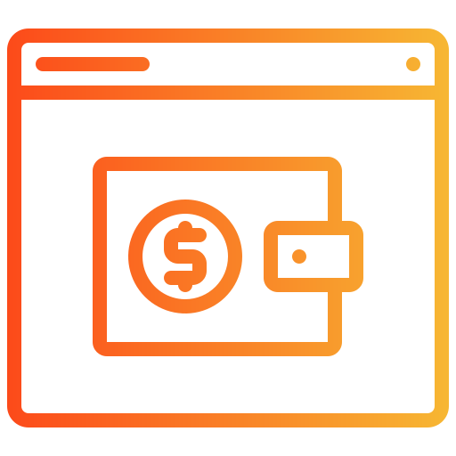 E-wallet Generic gradient outline icon