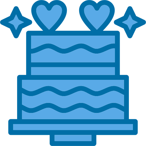 pastel de boda Generic Blue icono