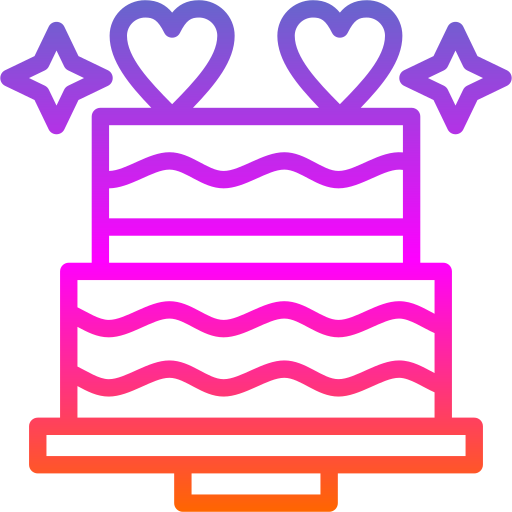 Wedding cake Generic Gradient icon