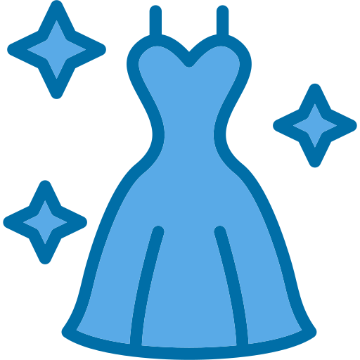 웨딩 드레스 Generic Blue icon