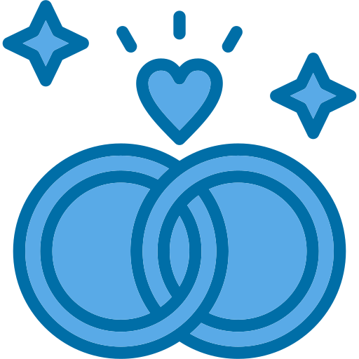 anillos de boda Generic Blue icono