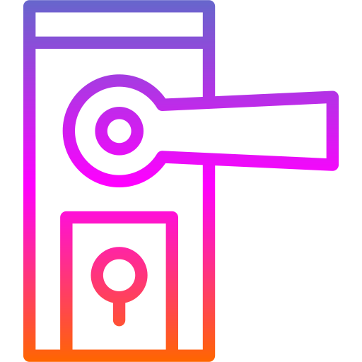 Door knob Generic Gradient icon