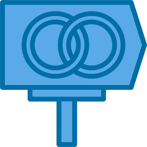 ウェディングサイン Generic Blue icon