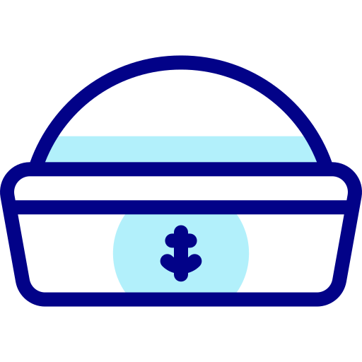 kapelusz marynarza Detailed Mixed Lineal color ikona