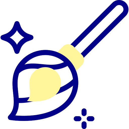 miotła Detailed Mixed Lineal color ikona