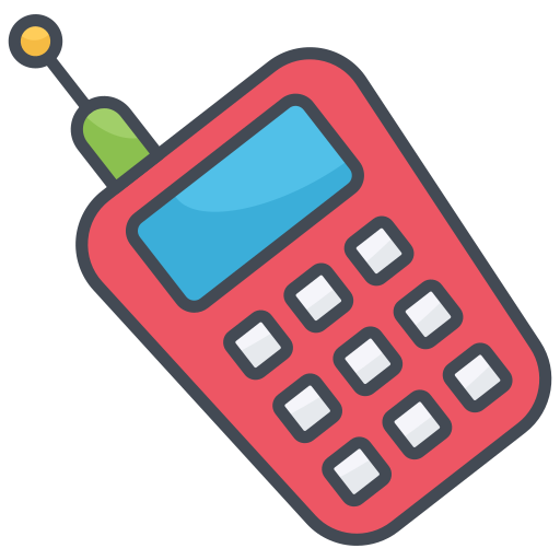 Walkie talkie Generic Outline Color icon