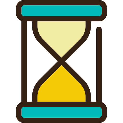 Hourglass Generic Outline Color icon