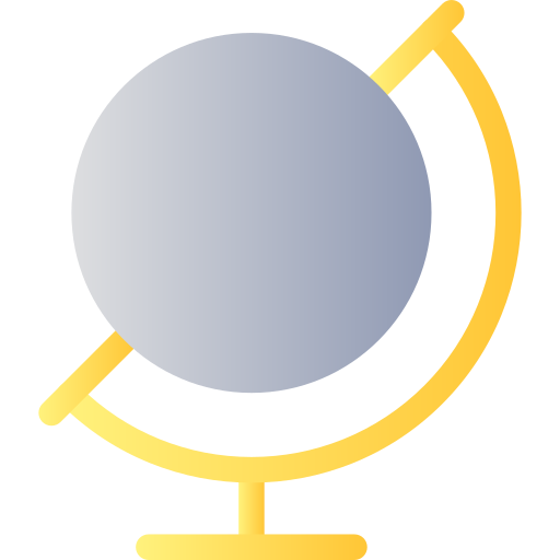 Глобус Generic Flat Gradient иконка