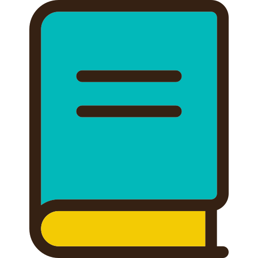 Closed book Generic Outline Color icon