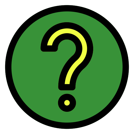 Question Generic color lineal-color icon