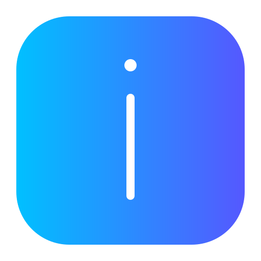 information Generic gradient fill icon