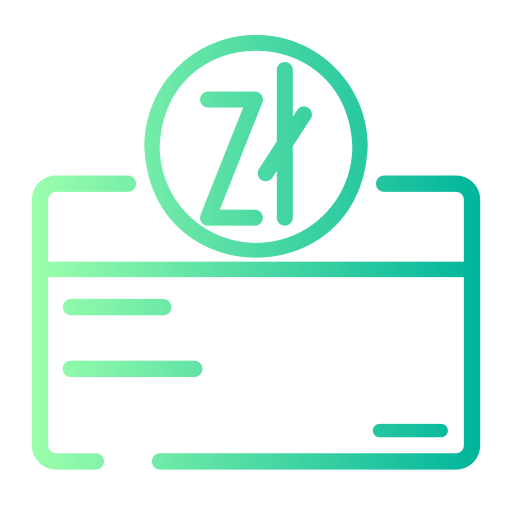 Zloty Generic gradient outline icon
