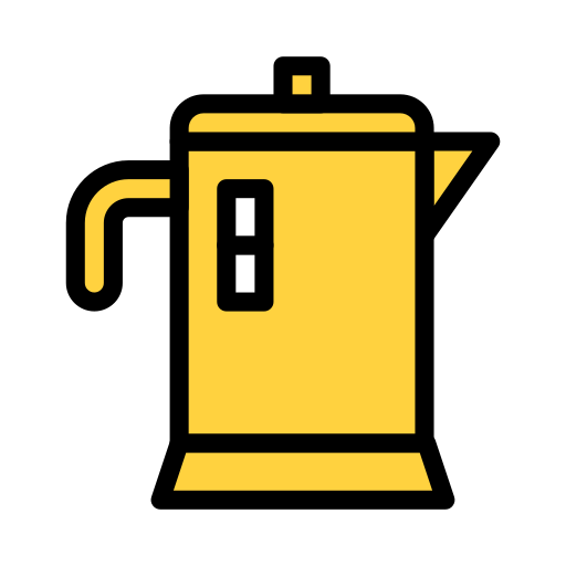 coffee maker Vector Stall Lineal Color icon
