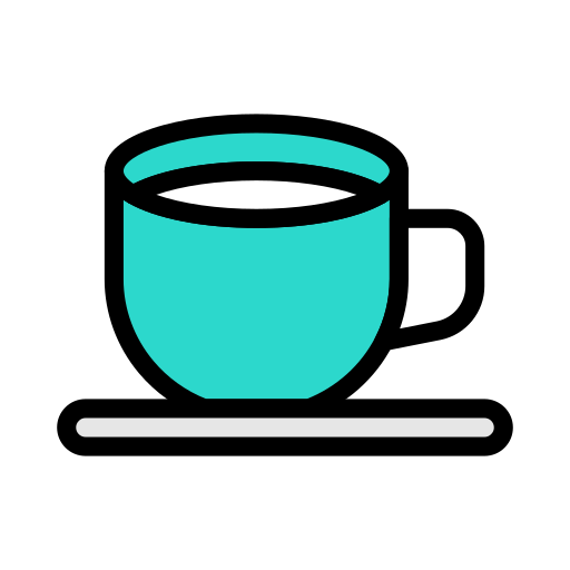 tasse à café Vector Stall Lineal Color Icône