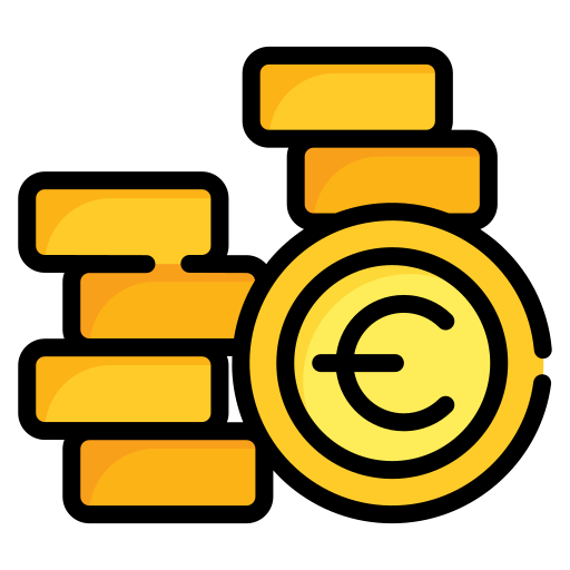 moneda euro Generic color lineal-color icono