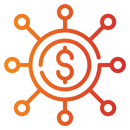 Digital money Generic gradient outline icon