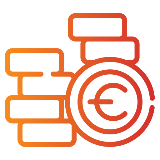 euromunt Generic gradient outline icoon