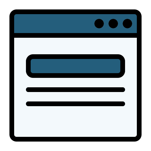 Blog Generic Outline Color icon