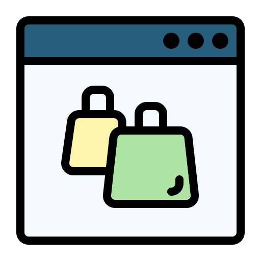 Paper bag Generic Outline Color icon